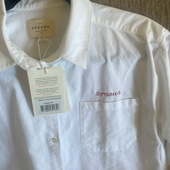 Sezane Max shirt. NWT - Picture 4 of 6